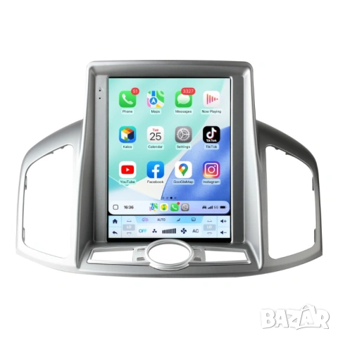 Мултимедия за Chevrolet Captiva, Android, Tesla стил, Двоен дин, екран, Навигация, дисплей, Шевролет