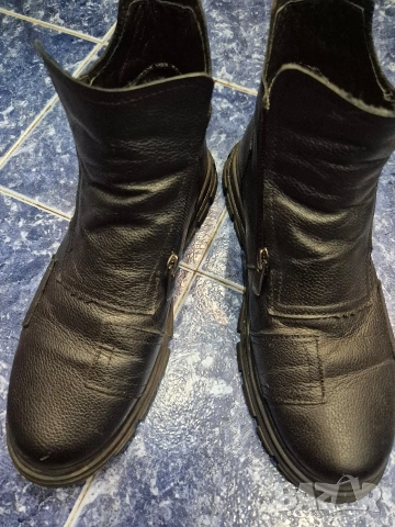 боти естествена кожа, снимка 5 - Дамски боти - 53527256
