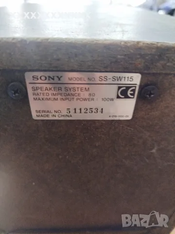Неактивен буфер sony ss sw115 100w 8 om , снимка 4 - Тонколони - 55896092