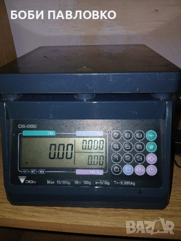 Сертифицерана ел.везна Диги дс-682 до 30кг, снимка 6 - Везни - 51965291