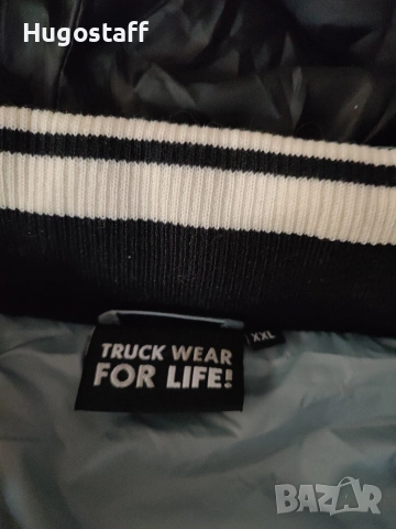 Мъжко оригинално топло Зимно Яке Шуба парка качулка VOLVO TRUCKS SINCE 1928 ХХЛ, снимка 16 - Якета - 52581584