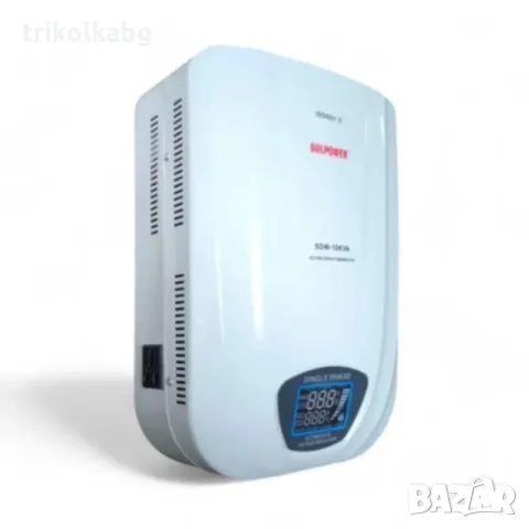 Автоматичен Стабилизатор на ток и напрежение 15kVA BULPOWER с LED дисплей (СТЕНЕН), снимка 2 - Други инструменти - 48298775