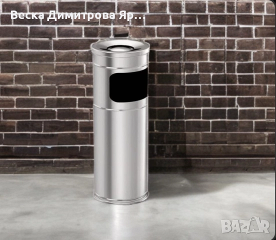 Пепелник колона Vinoks 763400, 22см./26см/28см., инокс, снимка 3 - Други - 52712260