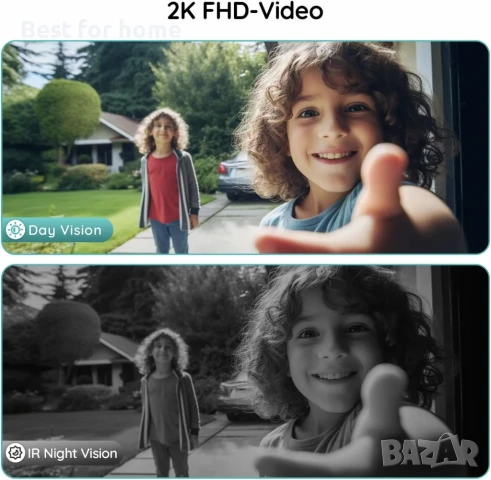  Wi-Fi Видео звънец BOIFUN J1, снимка 5 - Други - 50810627