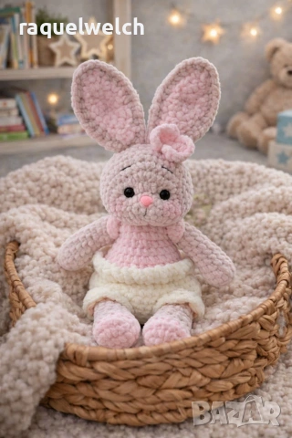 Ръчно Изплетено Зайче "Амигуруми"