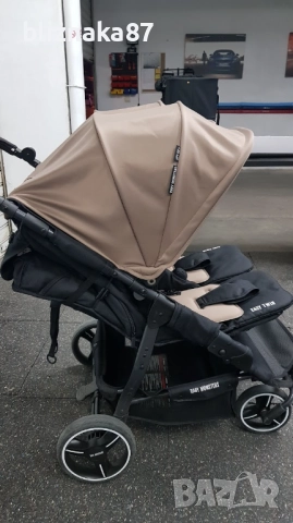 Baby Monsters - Бебешка количка за близнаци 2 в 1 Easy Twin Gris 2.0, снимка 3 - Стоки за близнаци - 51432988
