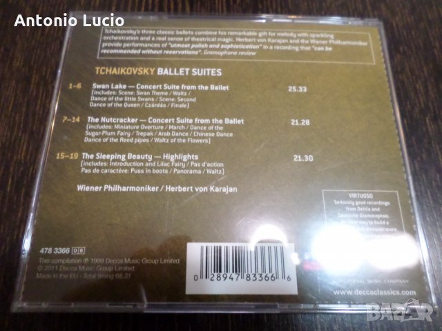 Tchaikovsky Ballet Suites , снимка 3 - CD дискове - 36007666