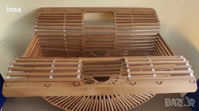 Бамбукова еко чанта Cult Gaia Ark, снимка 4 - Чанти - 52693559