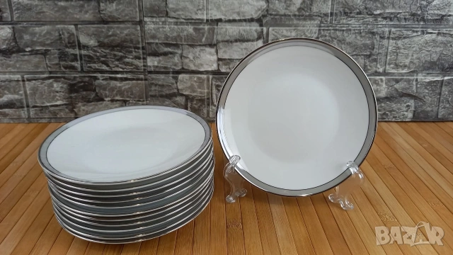 Чинийки със сребърен кант - Rosenthal