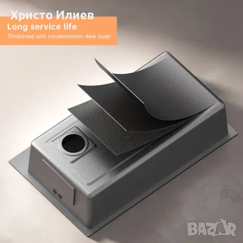 Модерна Кухненска мивка със смесител и много аксесоари 80см х 45см Мултифункционална Луксозна, снимка 10 - Мивки - 50289505