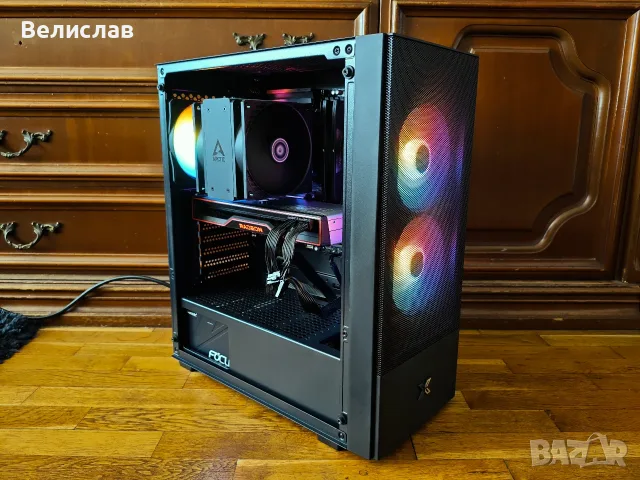 Gaming PC с Ryzen 5 7600X/ 32GB DDR5/ RX 6800 16GB/ 512GB/ 750W