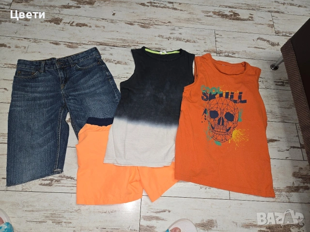 Тениски и панталонки за момче 134-140см , снимка 2 - Детски тениски и потници - 53389298