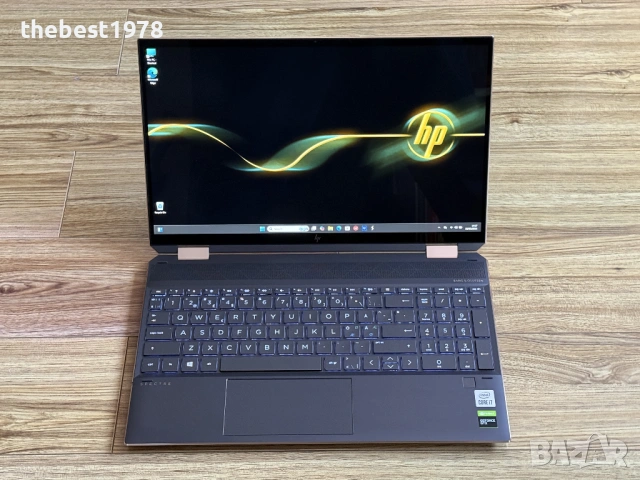 15.6 4k Touch HP Spectre x360`i7-10750H/GTX 1650Ti/16GB RAM/512GB SSD/Бат 7ч/Bang&Olufsen