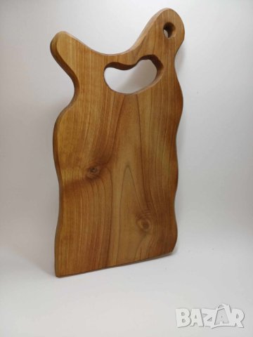 Дъска за мезета от орех с дръжка 40х20см, снимка 2 - Аксесоари за кухня - 44230502