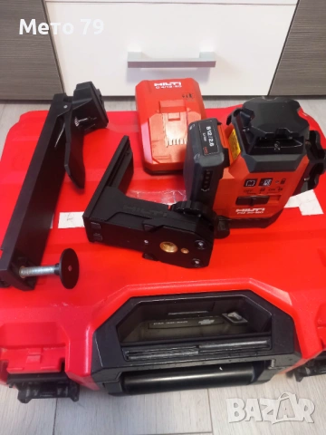 Hilti PM 30-MG лазерен нивелир+ магнитна стойка Хилти, снимка 5 - Други инструменти - 53053734