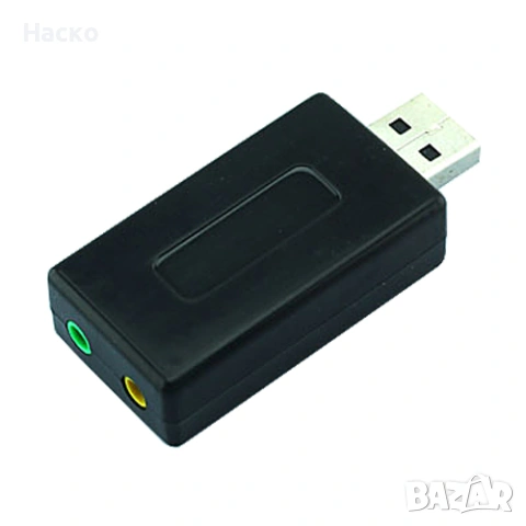 Звукова карта USB Sound Card 7.1, снимка 3 - Слушалки за компютър - 53441171