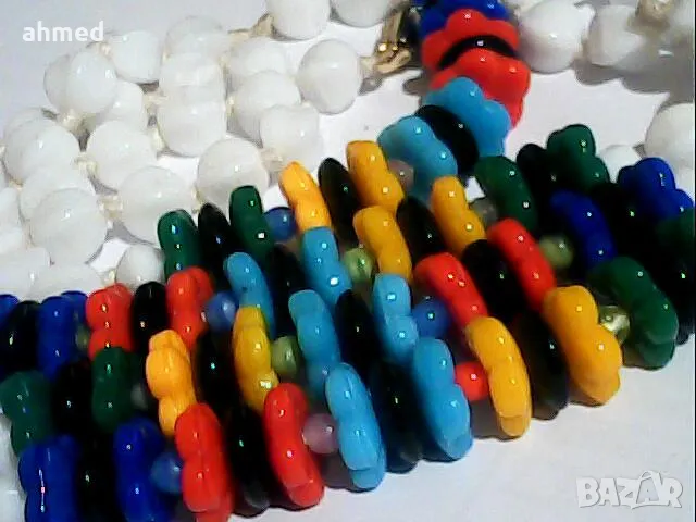 2бр стари красиви колиета естествени камени, снимка 6 - Колиета, медальони, синджири - 49804484