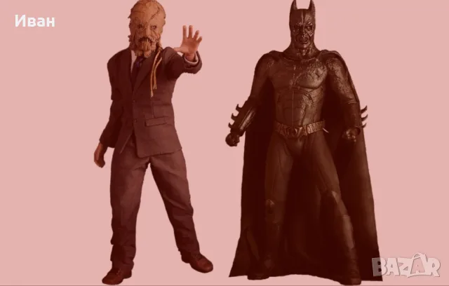 ХОТ ТОЙС Шедьовъри на Батман демон и Плашилото/Hot toys Master peace MMS140 Batman Demon & Scarecrow, снимка 10 - Фигурки - 55963584