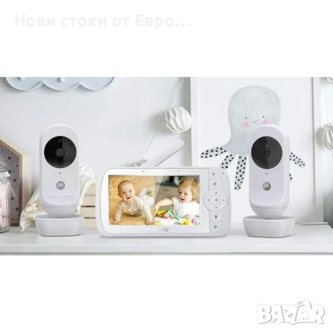 Видео бебефон с 2 камери Motorola VM35-2, снимка 8 - Бебефони - 51174755