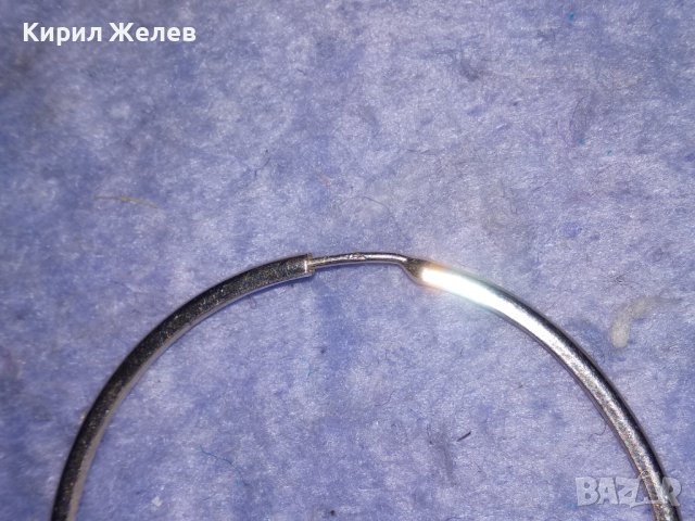 КЛАСИЧЕСКА СРЕБЪРНА ВИНТИДЖ ОБЕЦА СРЕБРО 925 РЪЧНА МАЙСТОРСКА ИЗРАБОТКА 26571, снимка 4 - Обеци - 40938470