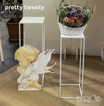 Метална стойка за цветя / украса, снимка 8 - Арт сувенири - 45554775