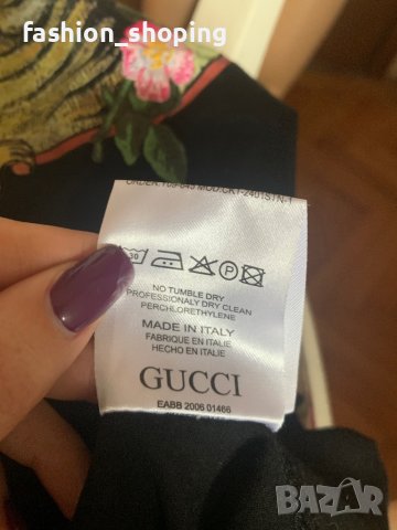 Тениска Gucci с принт, размер L, снимка 10 - Тениски - 40938559