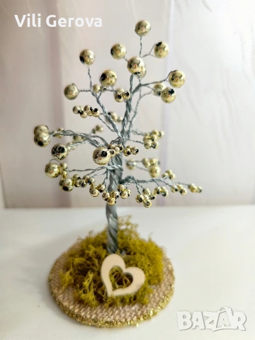 дръвче с мъниста, снимка 3 - Ръчно изработени сувенири - 53644257