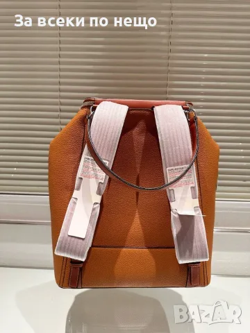 Loewe Луксозна Кафява Кожена Раница Код DST82, снимка 4 - Раници - 56124200