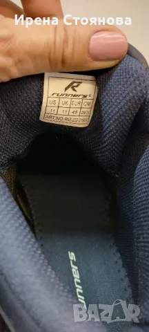 Мъжки зимни боти Runners, син цвят 45, снимка 3 - Мъжки боти - 49270062