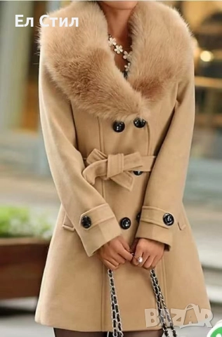 📌#Дамско #палто с богата яка Размер стандарт Цена 100лв/51.13 € Еконт