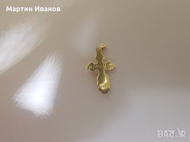 Златен кръст 18к , снимка 2 - Колиета, медальони, синджири - 41922750