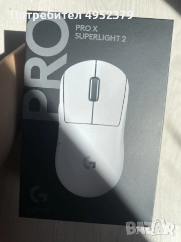 Logitech G Pro X Superlight 2 — White
, снимка 4 - Клавиатури и мишки - 56121877