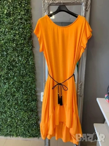 рокля с асиметрична дължина , снимка 2 - Рокли - 50871621