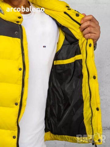 Мъжка ватирана жилетка с качулка, 3цвята , снимка 4 - Суичъри - 47781242