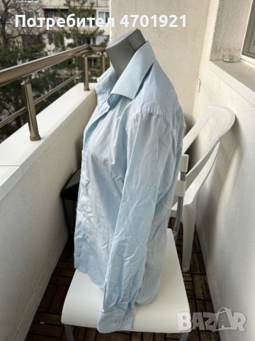 Мъжка синя риза Verri, снимка 15 - Ризи - 53136901