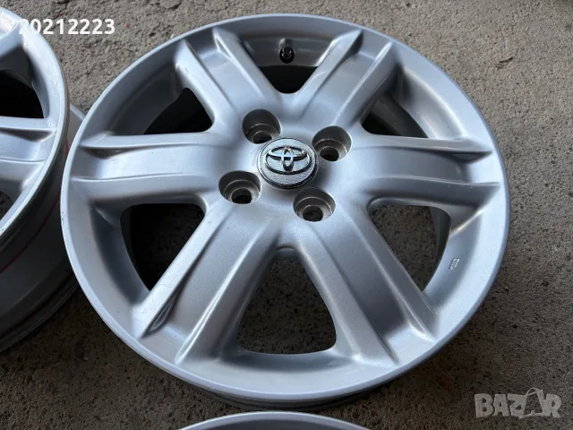 4 броя алуминиеви джанти за Toyota iQ 15, снимка 8 - Гуми и джанти - 56165151