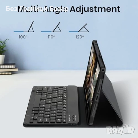 Нов Калъф клавиатура за Lenovo Idea Tab 11 2025 TB-336FU UK черен кейс, снимка 6 - Друга електроника - 53681405