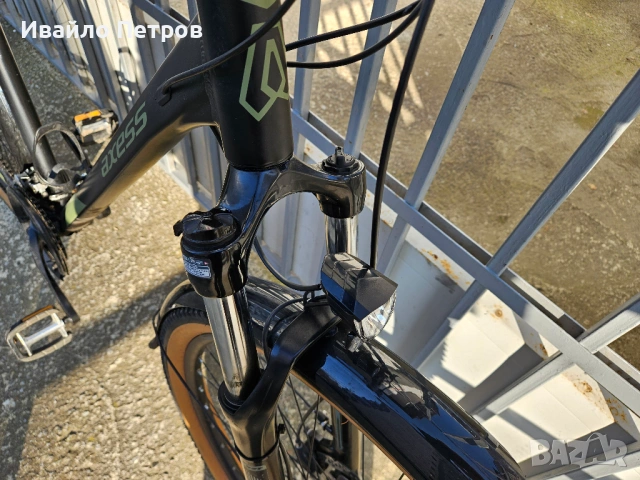 Хидравлика-алуминиев велосипед 29 цола AXESS-шест месеца гаранция, снимка 3 - Велосипеди - 53160227