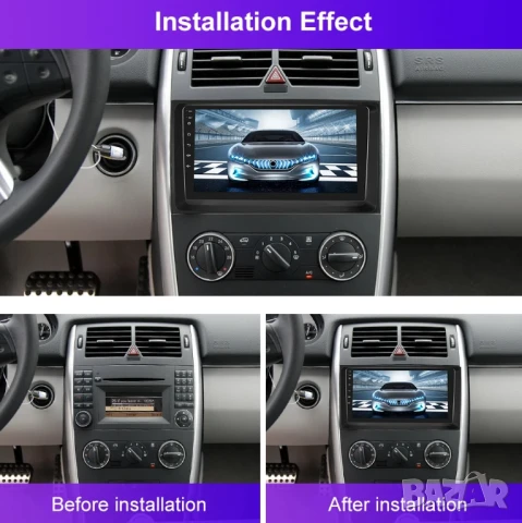 Мултимедия, за Mercedes B200, W906, W639, Vito, Viano, W169, W245, плеър Android, Навигация Мерцедес, снимка 2 - Аксесоари и консумативи - 40618245