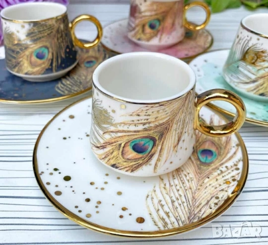Луксозен сервиз за кафе – елегантност, която превръща всяка глътка в ритуал, снимка 2 - Сервизи - 52022761