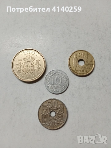 ИСПАНИЯ МОНЕТИ 