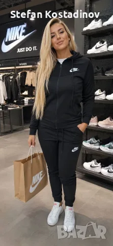 ✅Дамски екип Найк черен 💥S M XXL 