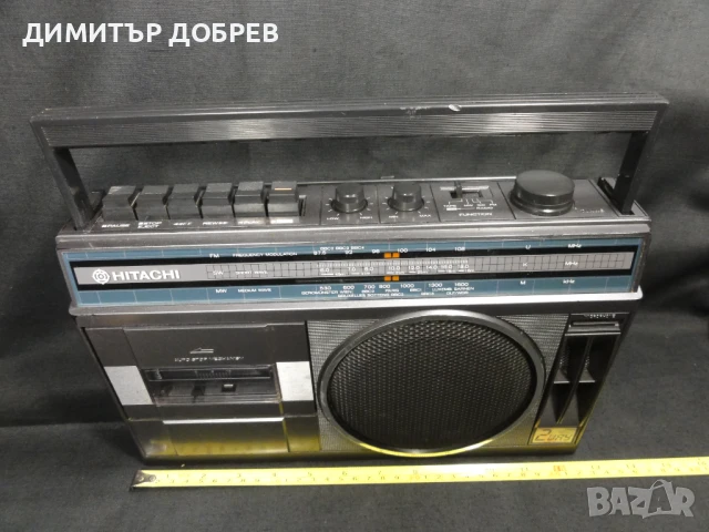 СТАР РЕТРО ТРАНЗИСТОР РАДИО КАСЕТОФОН HITACHI TRK-5381E, снимка 7 - Радиокасетофони, транзистори - 50728587