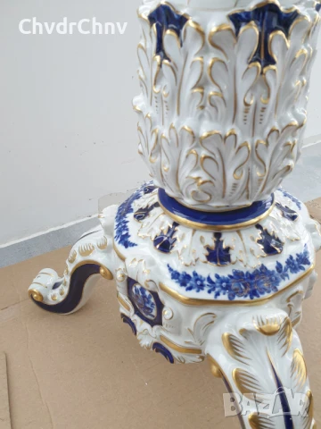 PMP Schierholz 68x47см/GDR 64x46см/2бр голяма немска порцеланова маса ГДР, снимка 15 - Антикварни и старинни предмети - 49463707