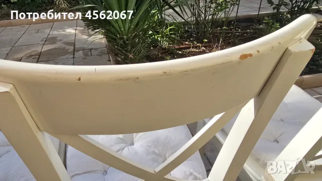 Продавам трапезни столове масивно дърво Ikea, снимка 4 - Столове - 55877372