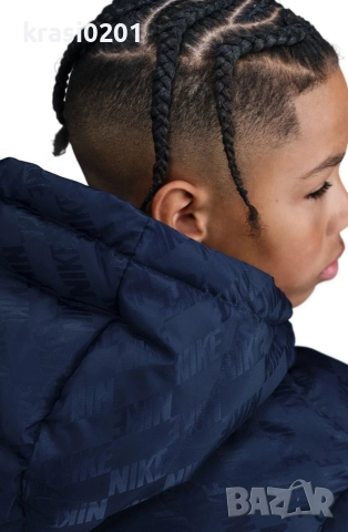 Оригинално яке на Найк/Nike! 159/170см., водоустойчиво, снимка 4 - Детски якета и елеци - 52209884