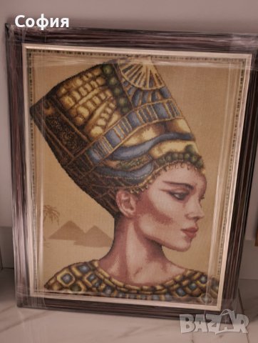Гоблен Нифертити , снимка 3 - Гоблени - 40530117