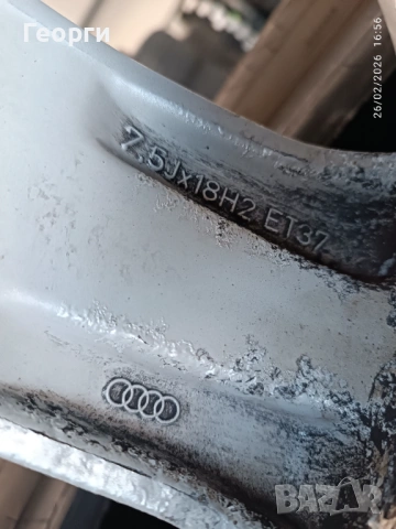4бр.алуминиева джанта 18цола за Audi 5x112, снимка 7 - Гуми и джанти - 53644661