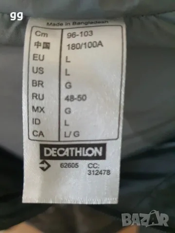 Елегантно черно есенно яке DECATHLON, отлично състояние, снимка 3 - Якета - 56057106