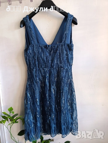 Елегантна рокля с камъни и пайети, снимка 2 - Рокли - 53076728